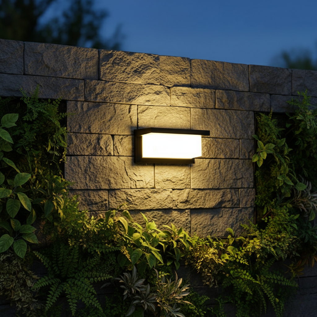 Buitenwandlamp met Modern Ontwerp en Heldere Weerbestendige LED‑Verlichting