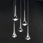 Nordische LED Hanglamp van Metaal met Druppelvormig Ontwerp