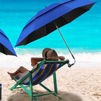 Verstelbare Stoelparasol met Klem en UV-Bescherming voor Vissen en Buiten