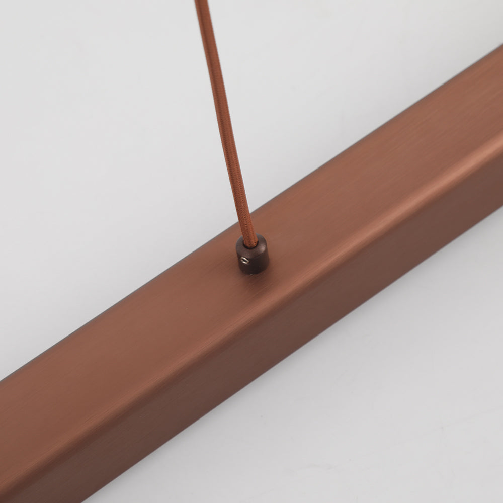 Lineaire Metalen LED Hanglamp Met Acrylkap
