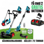 Draadloze 36V Grastrimmer met Wielen voor Efficiënt Tuinonderhoud