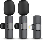 Draadloze Microfoonset Twee Stuks Voor Iphone En Ipad Met Ruisonderdrukking