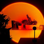 Sunset Lamp met Warm Licht en Flexibele Lichtstanden