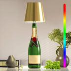 Draagbare LED Verlichtingsfles met Touchbediening en Traploze Dimmer voor Binnen- en Buitenruimtes