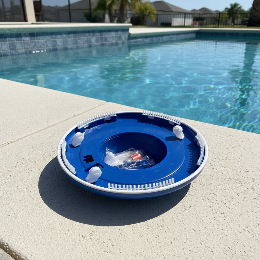Chemievrije Poolreiniger met Sterke Zuigkracht en Herbruikbare Filter