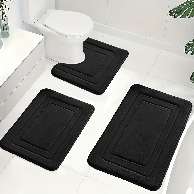 Badmatset van Memoryfoam met Antislip Onderzijde