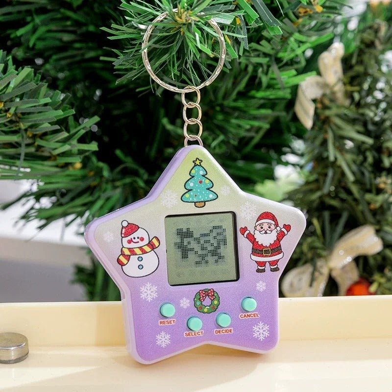 Digitale Pocket‑Pet met LCD‑Scherm en Stervormige Behuizing