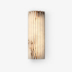 Alabaster Wandlamp Met Metalen Behuizing En Geïntegreerde LED