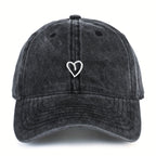 Vintage Baseballcap met Zachte Katoenmengsel en Verstelbare Sluiting