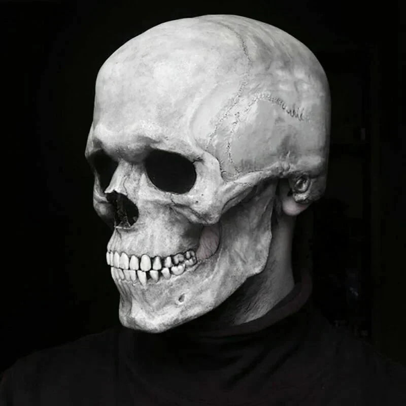 Doodshoofdmasker Met Bewegende Kaak Voor Halloween En Themafeesten