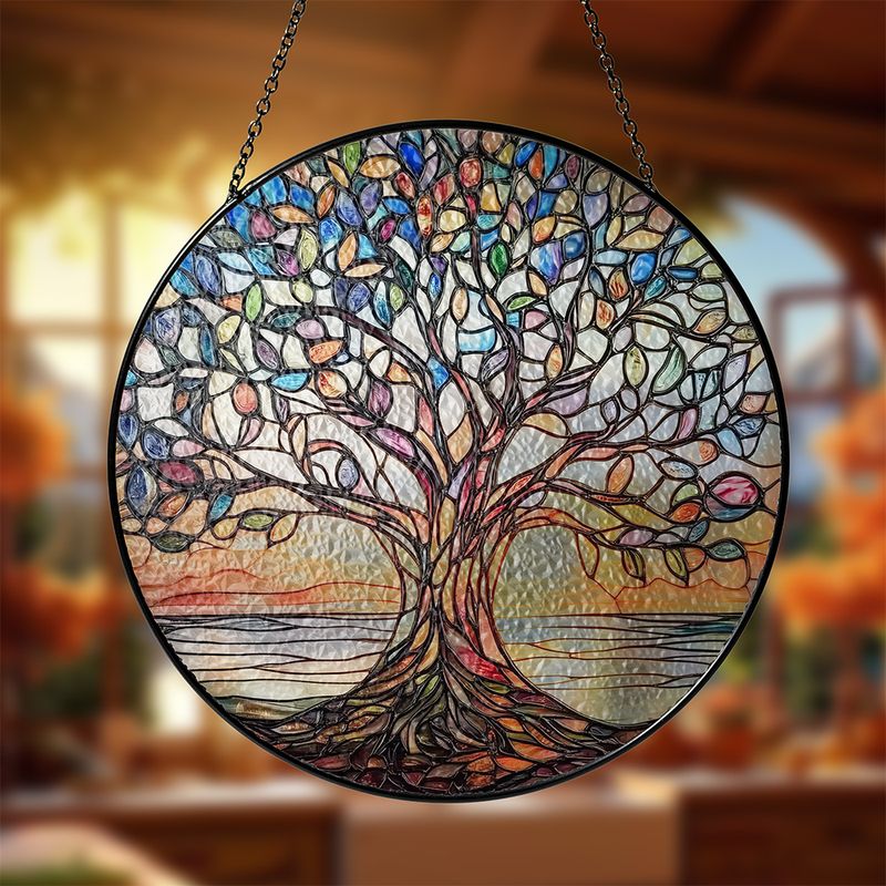 Acryl Wandhanger met Levensboom Ontwerp