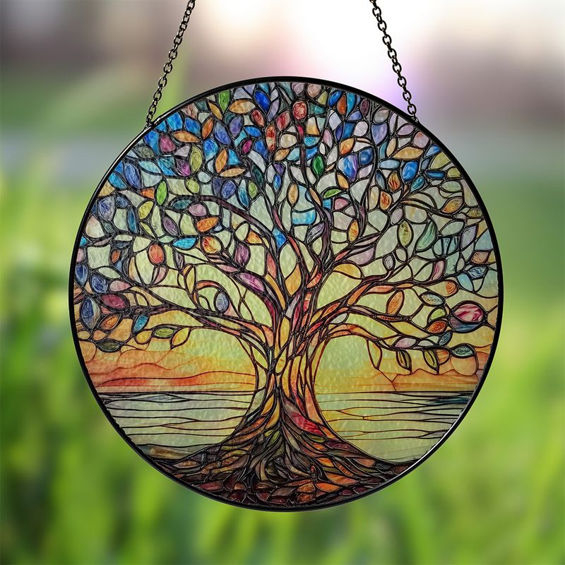 Acryl Wandhanger met Levensboom Ontwerp