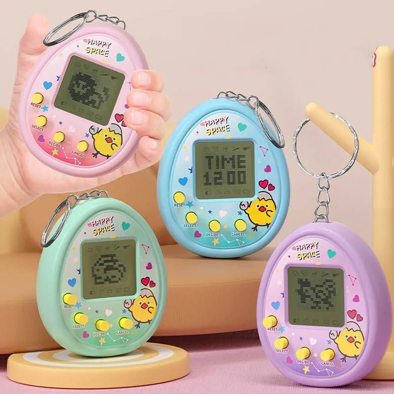 Digitale Pocket‑Pet met LCD‑Scherm en Stervormige Behuizing