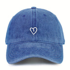 Vintage Baseballcap met Zachte Katoenmengsel en Verstelbare Sluiting