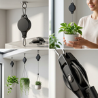 Plantenhanger Met Katrolsysteem Voor Eenvoudige Verzorging Van Hangplanten