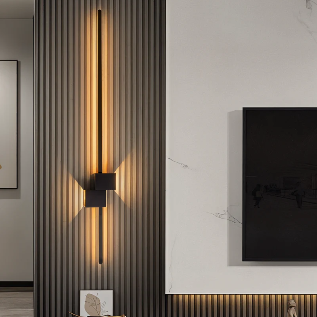 Aluminium Wandlamp met Warm Ledlicht