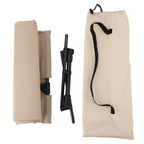Opvouwbare Campingstoel met Rugleuning en Draagtas voor Outdoor Gebruik