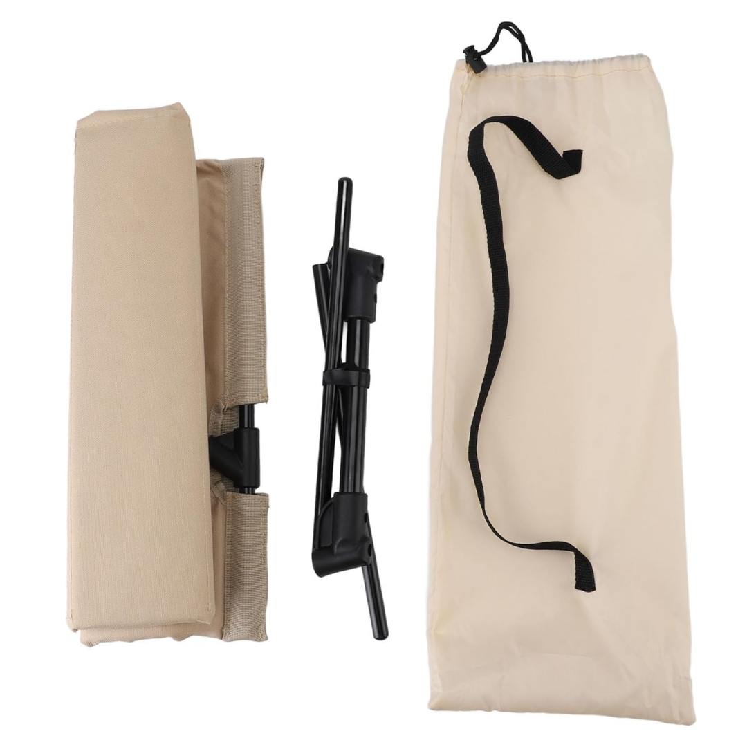 Opvouwbare Campingstoel met Rugleuning en Draagtas voor Outdoor Gebruik