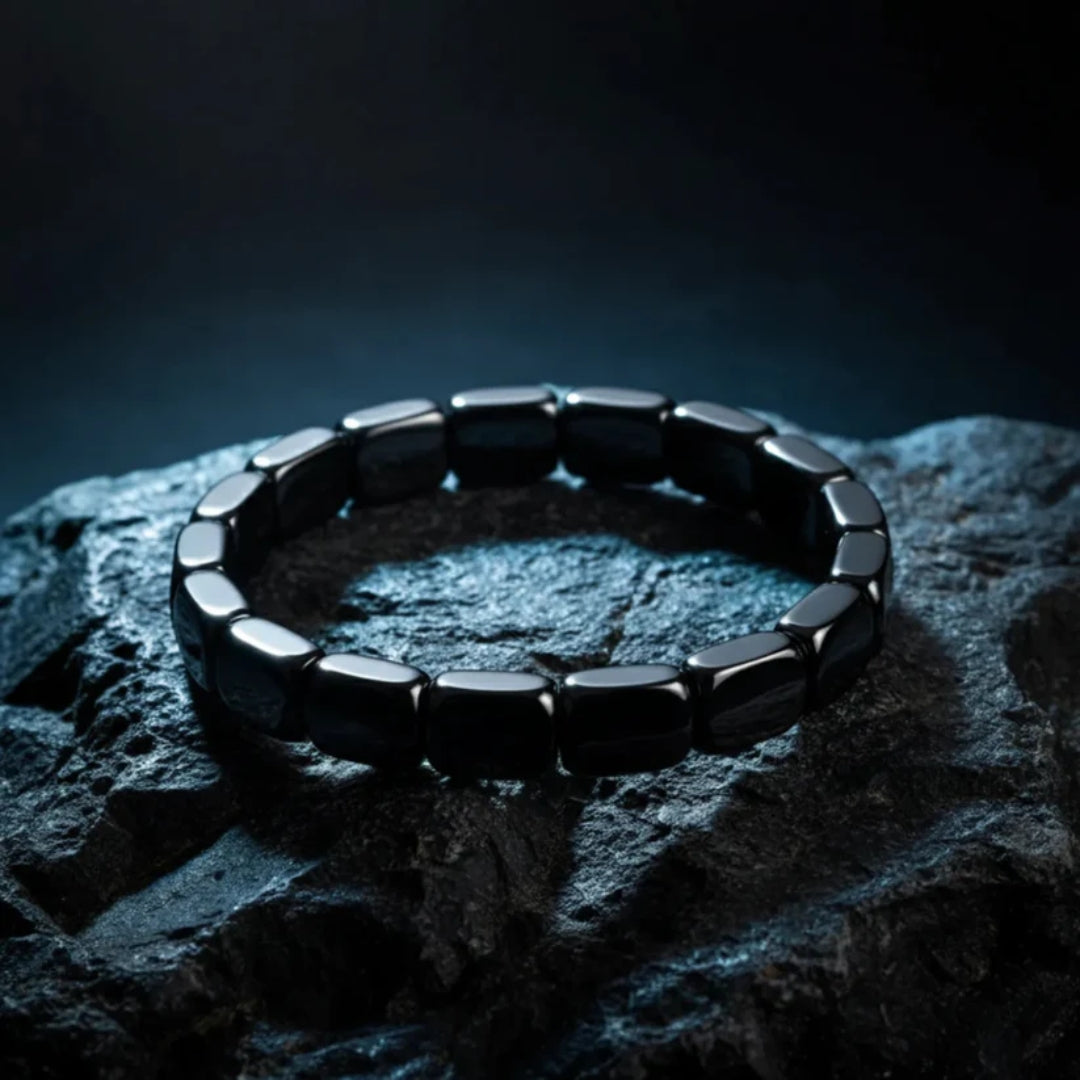 Verstelbare Hematiet Armband met Tijdloos Design