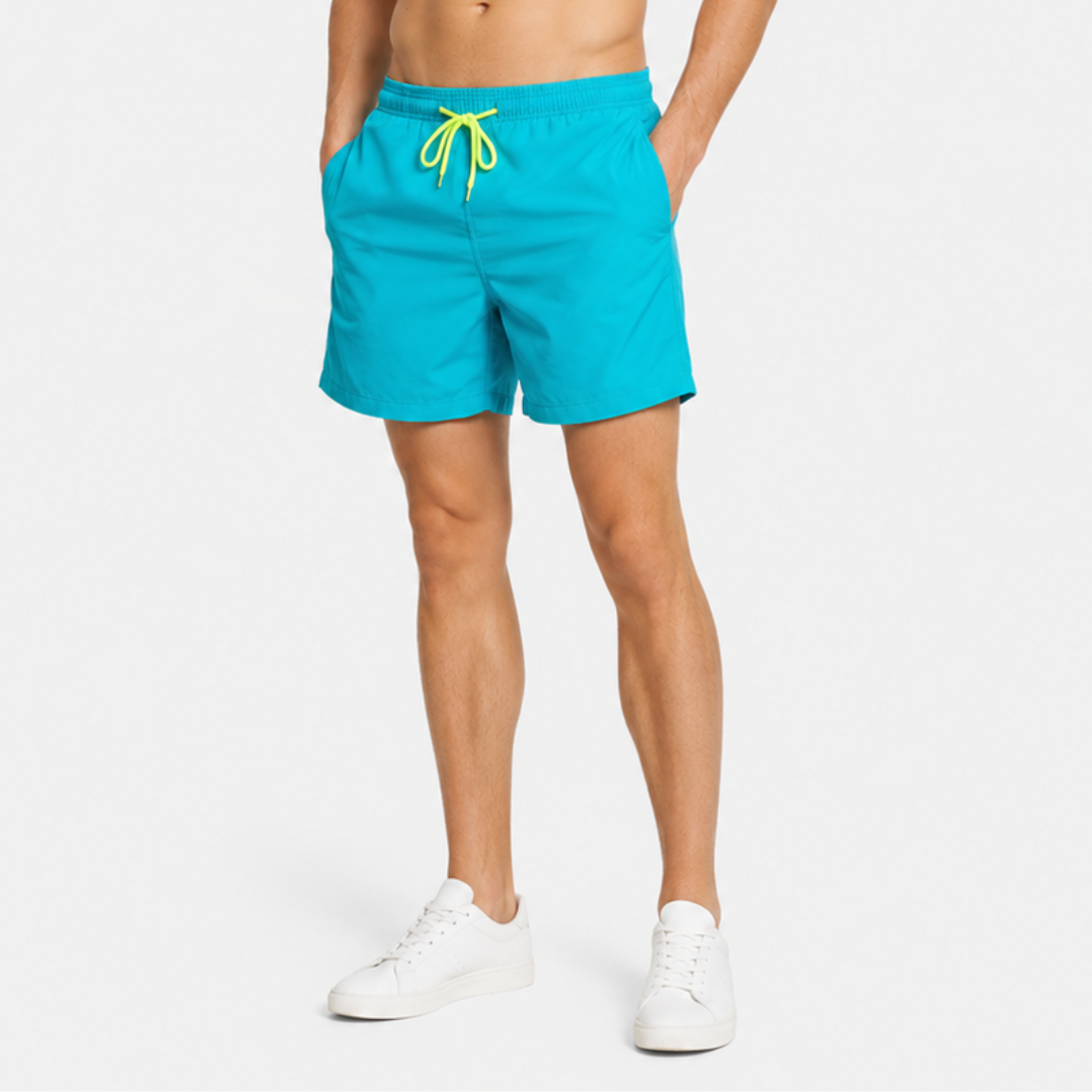 Heren Beachshort met Sneldrogende Stof en Verstelbaar Trekkoord