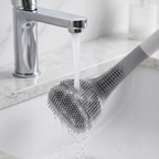 Flexibele Toiletborstel Met Driehoekige Borstelkop Voor Grondige Reiniging