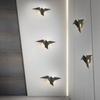 Origami Wandlamp met Warm LED‑Licht voor Moderne Wandverlichting Binnen