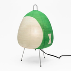 Japanse Tafellamp of Vloerlamp met Organische Papieren Vorm en Warme Sfeerverlichting