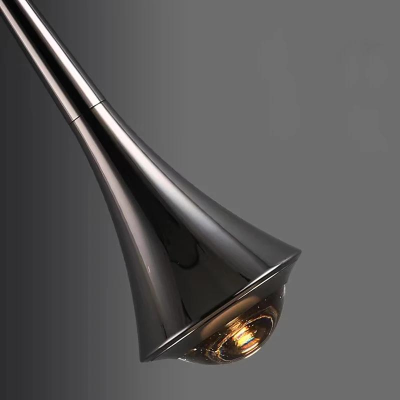 Nordische LED Hanglamp van Metaal met Druppelvormig Ontwerp