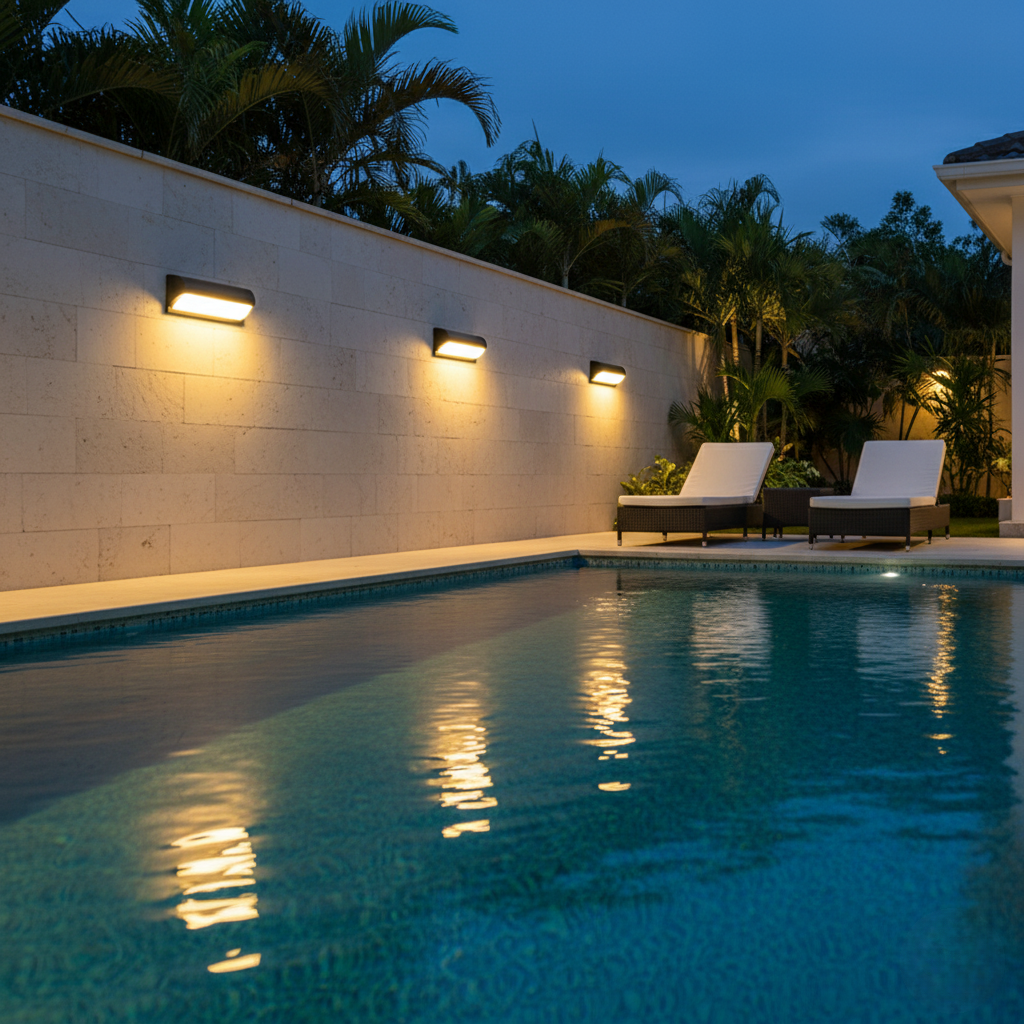 Buitenwandlamp met Modern Ontwerp en Heldere Weerbestendige LED‑Verlichting