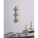 Travertin Wandlamp Met Meerdere Lichtpunten En Moderne Uitstraling