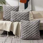 Zachte Kussenhoes Met Luxe 3D Textuur Voor Een Warme En Stijlvolle Uitstraling