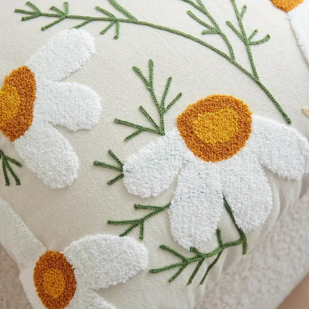 Kussenhoes Met Botanisch Bloemenpatroon Voor Sfeervolle Woondecoratie