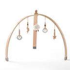 Activiteitenboog met Houten Frame en Sensorisch Hangspeelgoed