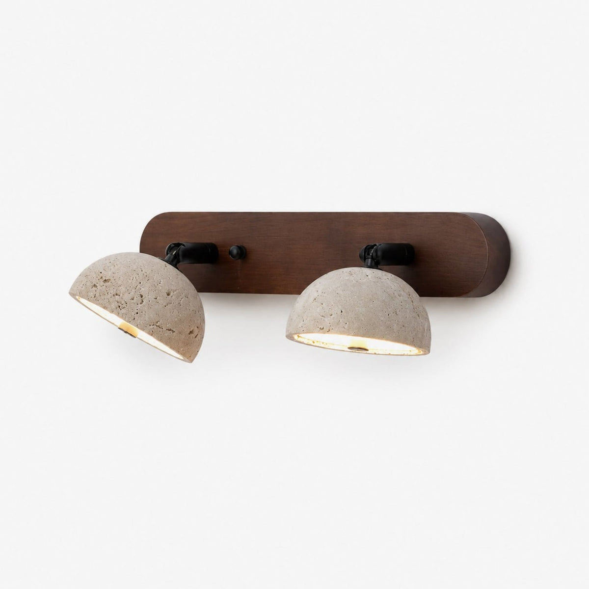 Travertin Wandlamp Met Slank Profiel En Warme Lichtgloed Voor Moderne Ruimtes