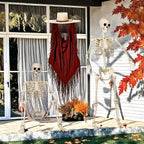Levensgroot Skeletdecor Met Beweegbare Gewrichten Voor Opvallende Halloween Decoraties