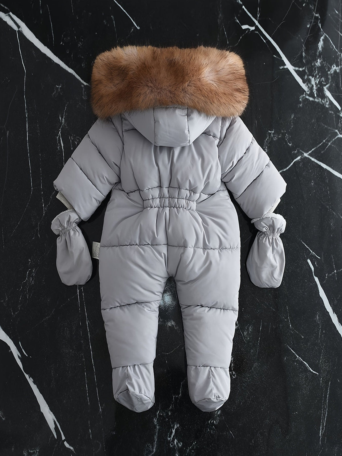 Baby Winteroverall Met Capuchon En Zachte Voering