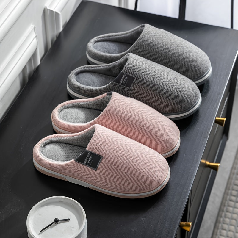 Warme Pantoffels Met Zachte Pluche Voering Voor Comfortabele En Gezellige Dagen Thuis