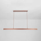 Lineaire Metalen LED Hanglamp Met Acrylkap