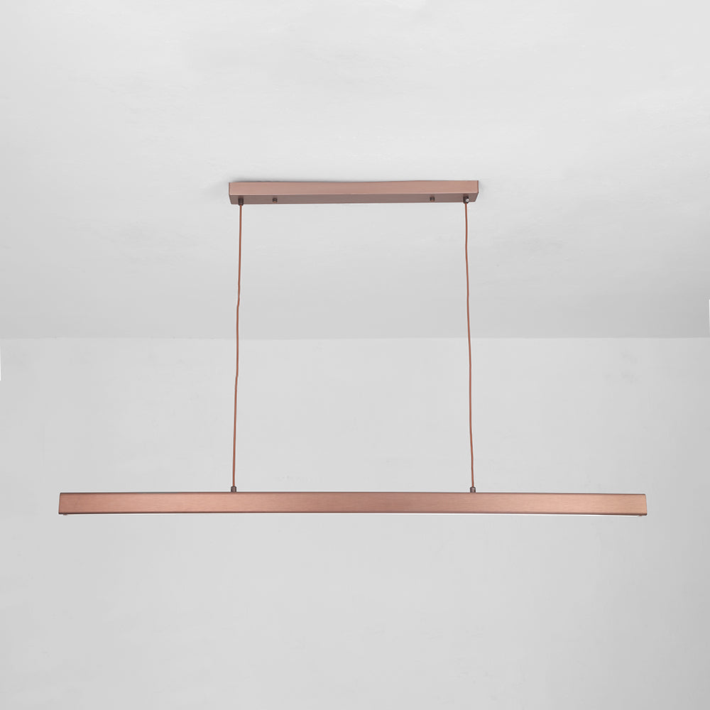 Lineaire Metalen LED Hanglamp Met Acrylkap