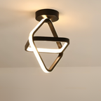 Kleine Moderne LED Plafondlamp met Innovatief 2‑Ringen Ontwerp voor Stijlvolle Binnenruimtes
