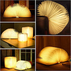 Tafellamp in Boekvorm met Warm Ledlicht