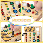 Montessori Licht en Schakelbord voor Zintuiglijk Spel
