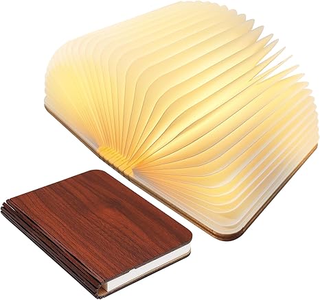 Tafellamp in Boekvorm met Warm Ledlicht