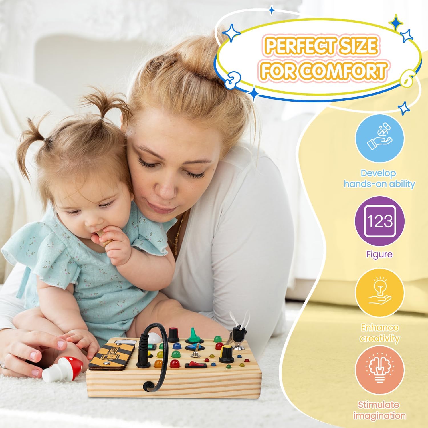 Montessori Licht en Schakelbord voor Zintuiglijk Spel