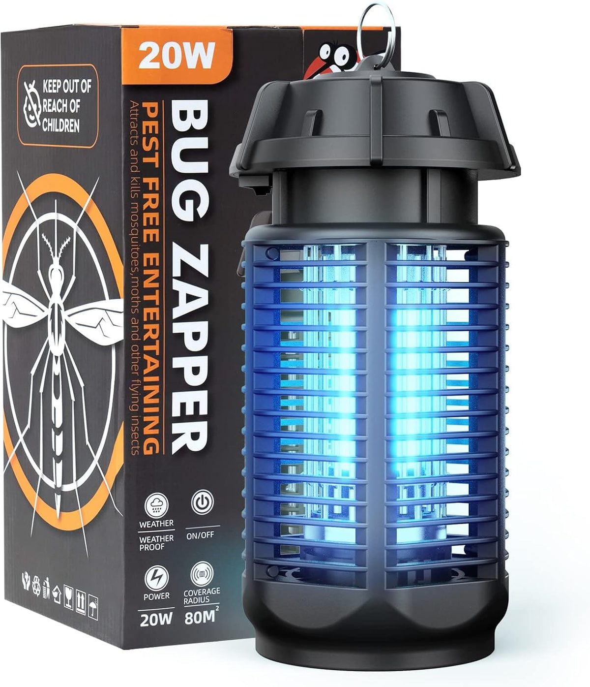 Insectenlamp Sterke UV‑Aantrekking voor Binnen en Buiten