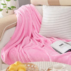 Flanellen Fleece Deken Met Zachte Warmte En Dagelijkse Lichtgewicht Comfort