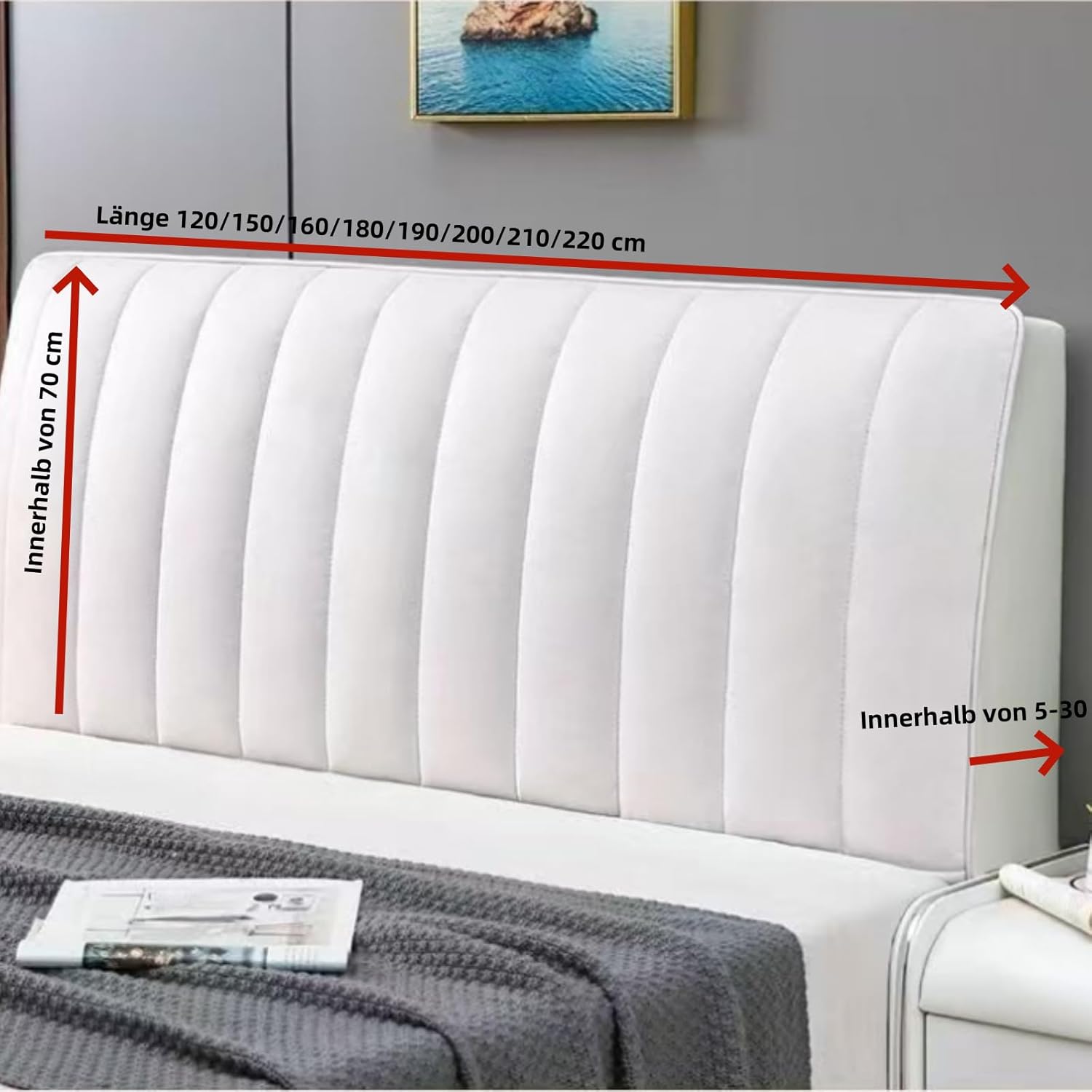 Stijlvolle Hoofdbordhoes voor Comfort en Bescherming in de Slaapkamer