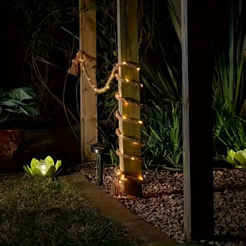 LED‑Touwlicht met Warme Gloed en Rustieke Binnen‑ en Buitenverlichting