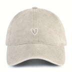 Vintage Baseballcap met Zachte Katoenmengsel en Verstelbare Sluiting