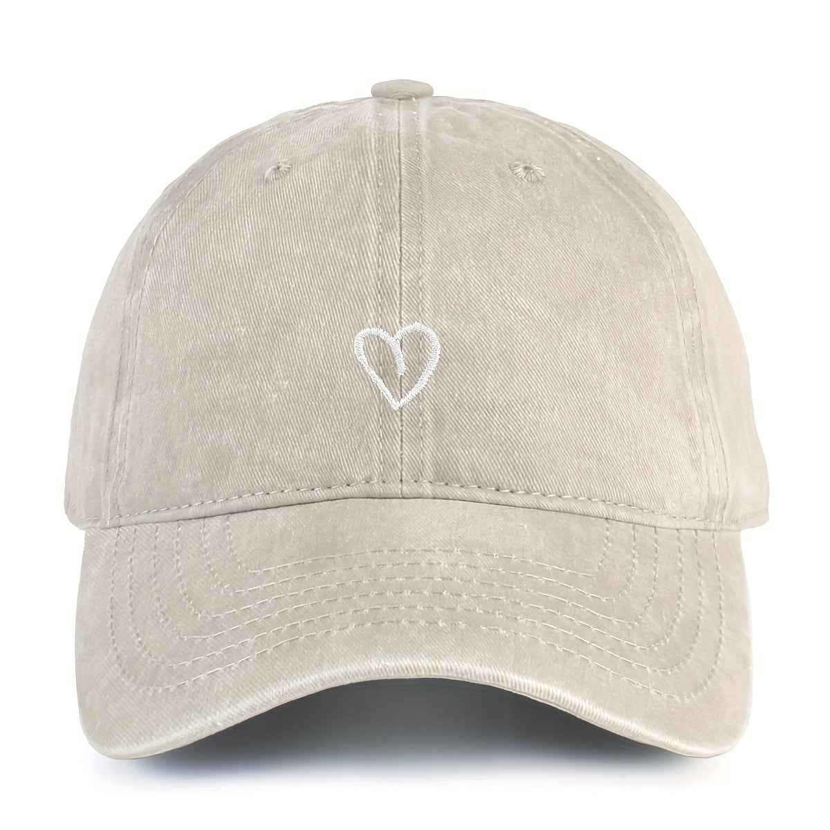 Vintage Baseballcap met Zachte Katoenmengsel en Verstelbare Sluiting